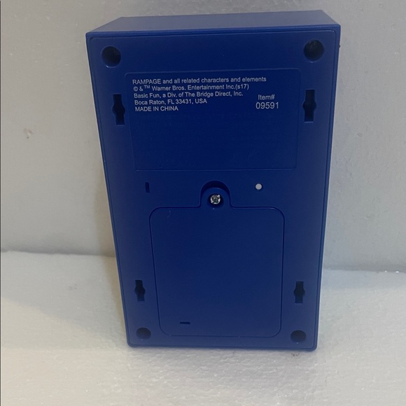 Rampage Mini Arcade Game #10 basic fun handheld electronic  game Blue retro - Picture 11 of 14